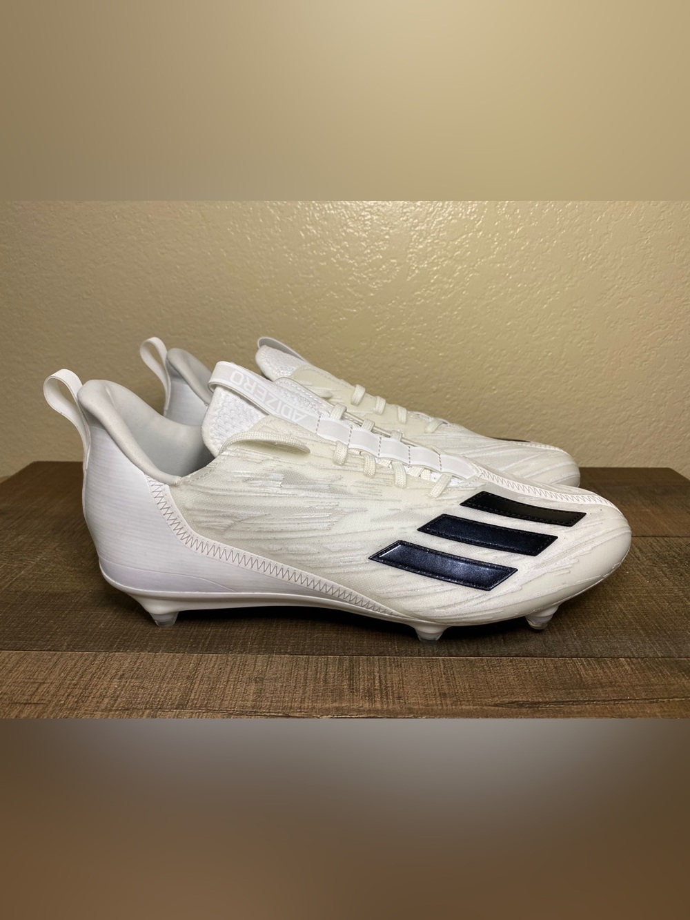 Adidas Adizero Football Cleats “White Black”
- Size 11 Men.